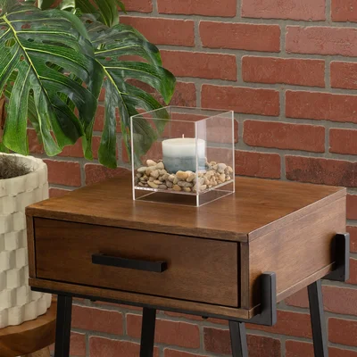 Acrylic Cube Plastic Bin