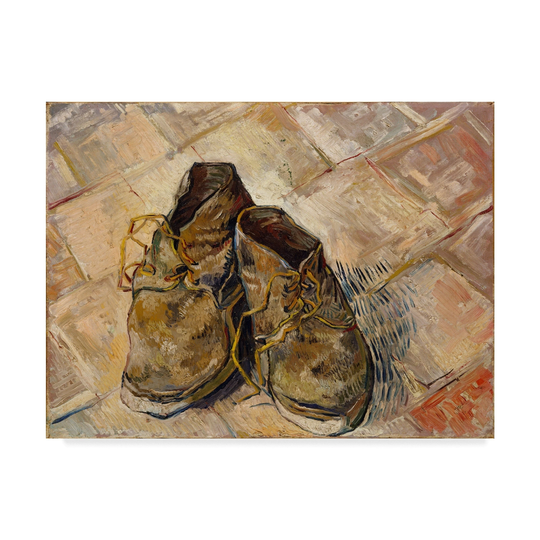 Vincent Van Gogh 'Shoes' Canvas Art - Multi-color
