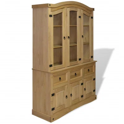 Dariga 46.2" Wide Pine Solid Wood Sideboard