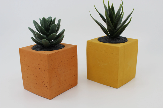 Square Concrete Flower Pot, Silicone Pot Mold, Pencil Holder, Mold For Cement, Cactus Planter, Succulent Plant
