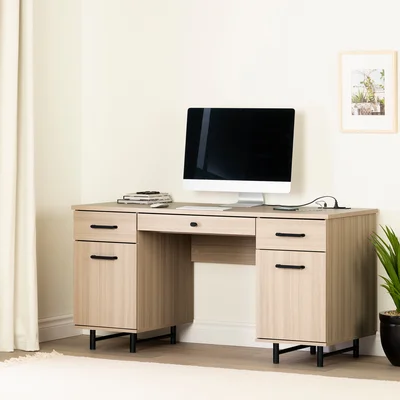 Prentiss Desk with Built in Outlets