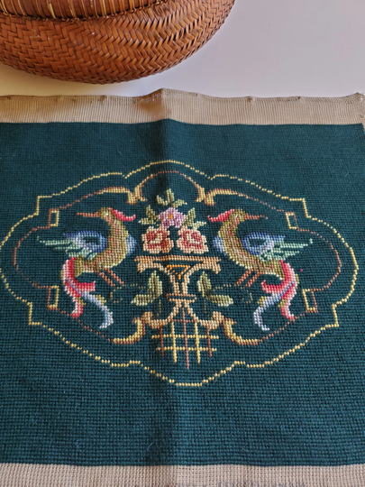 Chippendale Needlepoint Chair Cover