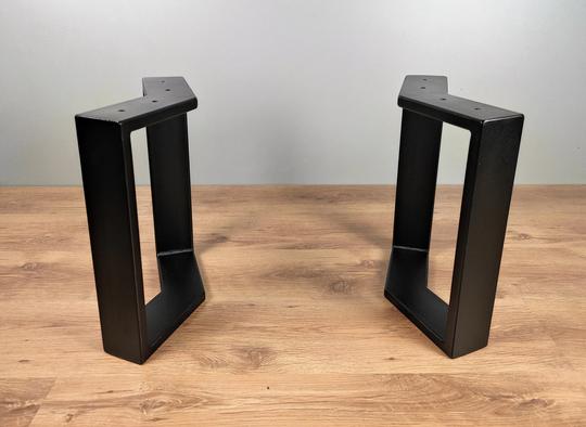 L Shape Steel Bench Legs, Coffee Table Base, Base | Set Of 2