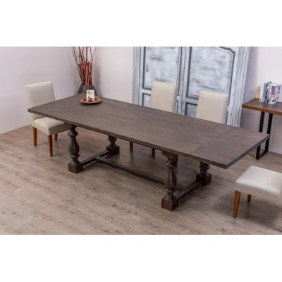 Extendable Trestle Dining Table