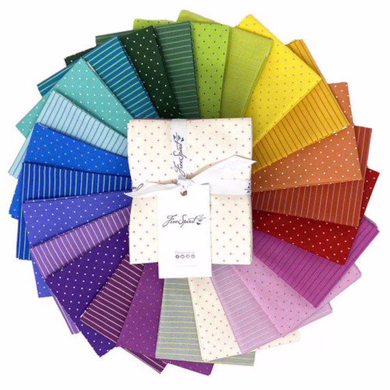 New Tula's True Colors - Fat Quarter 24Pc/Bundle By Tula Pink For Free Spirit Fabrics Sold The Bundle Ships Today