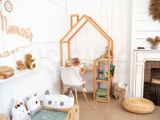 Montessori Table Kids Furniture Toddler Children Home Wood Modern Kids Bedroom