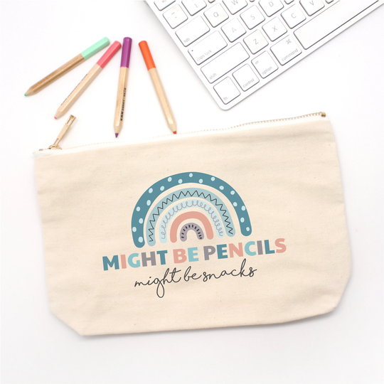 Rainbow Pencil Case, Tween Girl Gifts, Cute Zipper Pouch, Kids Bag, Back To School Gift