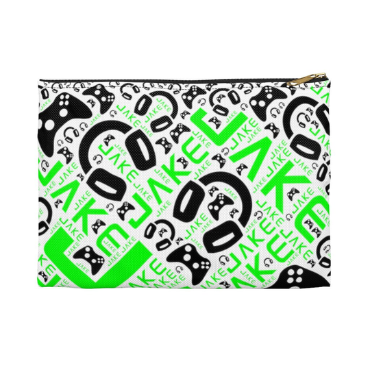 Video Game Personalized Pencil Case, Custom Box, Personalized Makeup Bag, Name Travel Gift For Teen
