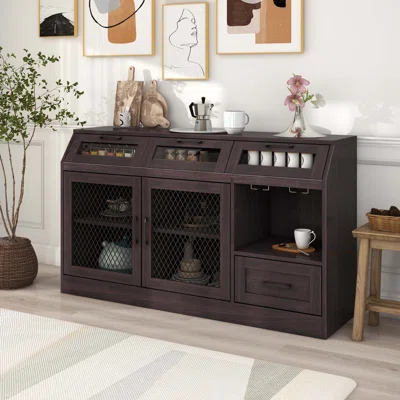 Jancie 54" Wide 4 Drawer Sideboard