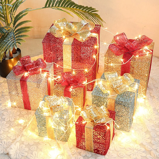 Christmas Gift Box, 2022 Santa Bag, New Year Eve Merry Gift, Home Office Storage, Holiday Party Decor, Best Man Art Idea