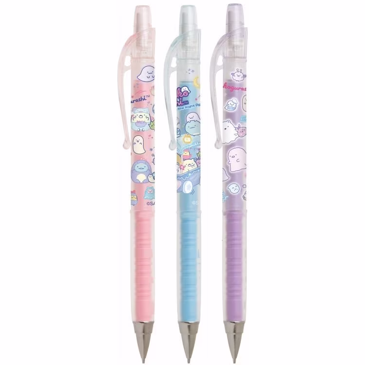Japan San-x Sumikko Gurashi Airblanc 0.3mm Mechanical Pencil Set | Night Park