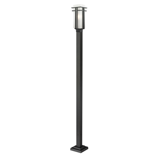 Avery Home Lighting Rectangular Outdoor Post Light - Black
