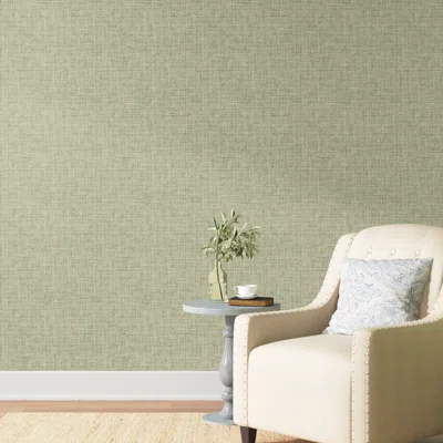 Lampley Linen 33' L x 20.5" W Smooth Wallpaper Roll