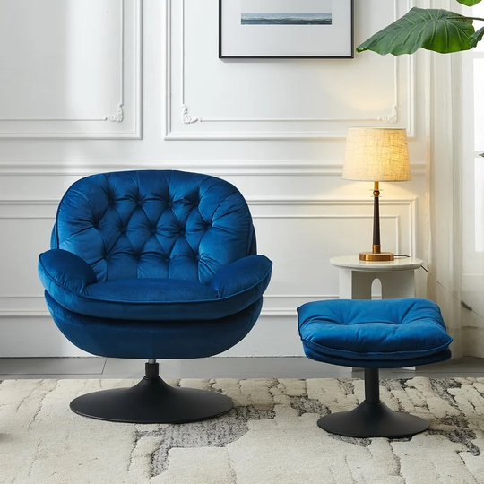 Swivel Leisure chair lounge chair velvet