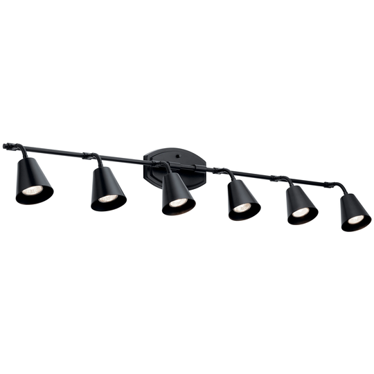 Kichler Lighting Sylvia 4-Light Rail Light Black