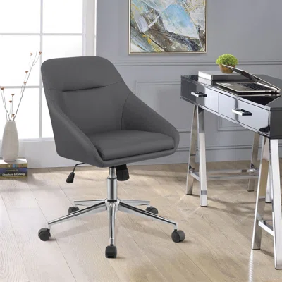Bettendorf Sloped Arm Swivel Office Chair