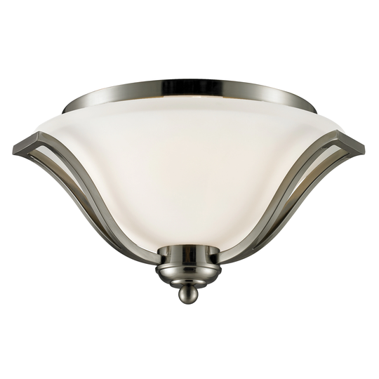 Lagoon Brushed Nickel 3-light Ceiling Lamp Light - Brushed Nickel