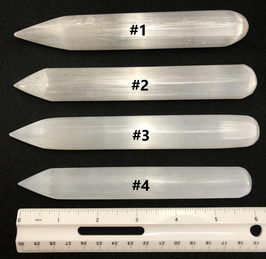 Selenite | Pencil Point Wands