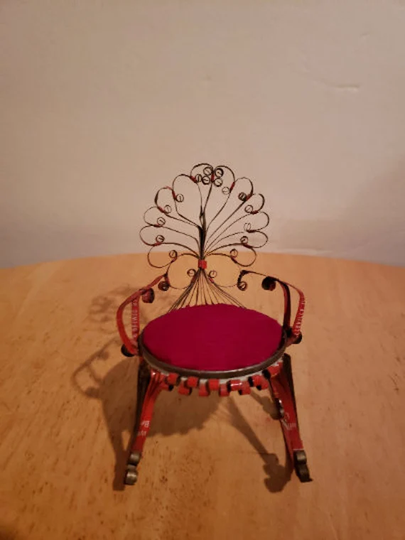 Vintage Rocking Chair Pin Cushion