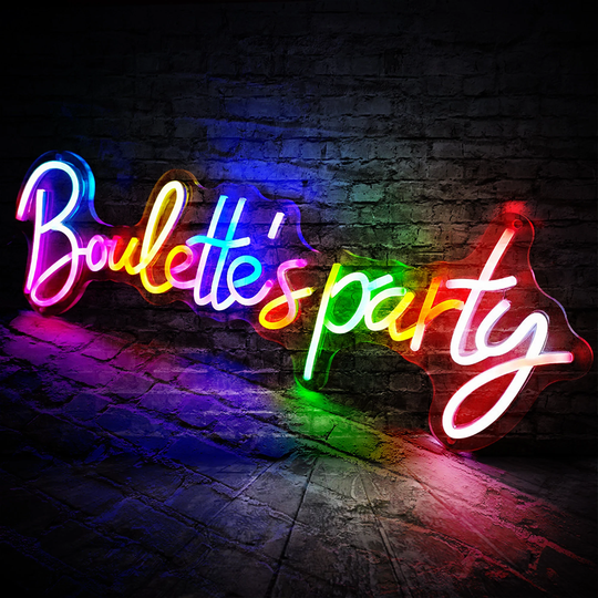 App Remote Rainbow Neon Sign, Custom Color Changing Smart Sign, Rgb Dimmable Led Sign, Birthday Wedding Party Name Multicolor Sign