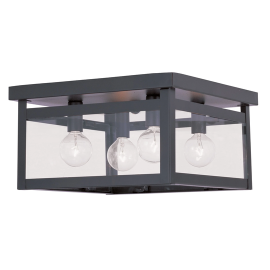 Livex Lighting Milford 4-light Bronze Ceiling-mounted Light Fixture