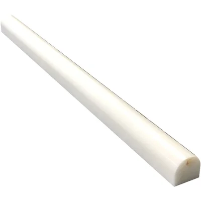 Bianco Dolomite 0.5" x 12" Marble Mosaic Wall & Floor Tile