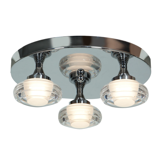 Access Lighting 3 Light 14" Wide LED Flush Mount Ceiling Fixture from