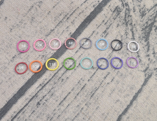 Jump Rings, 50-500Pcs Mixed Color Open Jumprings, 10x1mm Metal Rings, Link, Connector Rings, Earrings Jewellery Findings