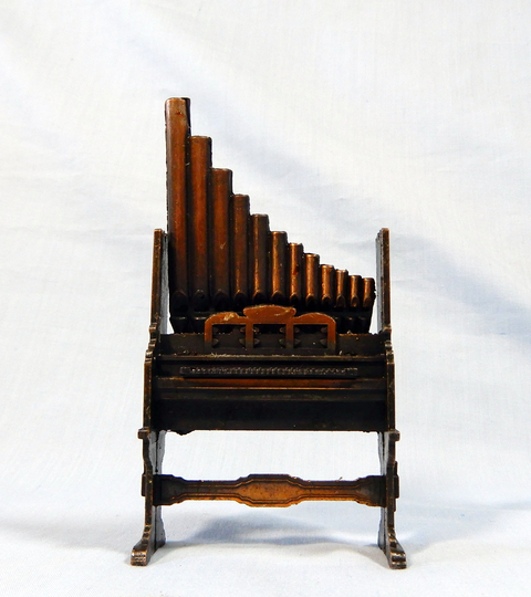 Vintage Pencil Sharpener Metal Organ Circa 20Th Century Retired Made in Hong Kong