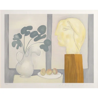 Nature Morte A La Fenetre by - Painting on