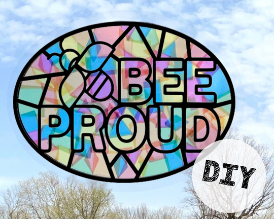 Pride Craft Kit For Kids, Rainbow Suncatcher Sticker, Diy Art Kit, Arts & Crafts Teens, Lgbtq Gift, Gay Coming Out Gift