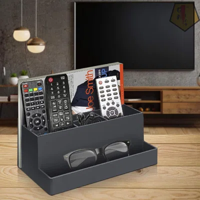 Desktop Organizer - Multi Organizer Caddy Holder For Office, Home And School Use (Plastic) (Black Color)
