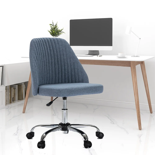Ribbed Home Office Chairs Ergonomic Desk Chair Computer Chair