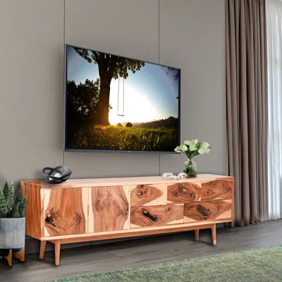 Tarraco 94.5'' Wide 5 Drawer Solid Wood Sideboard