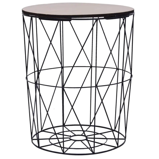 18.5" Copper Coffee Table End Table for Living Room