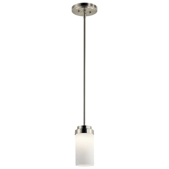 Kichler Lighting Transitional 1-light Brushed Nickel LED Mini Pendant - Brushed nickel
