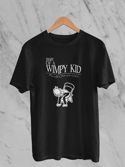 Greg Heffley Shinji Chair Shirt | Diary Of A Wimpy Kid Anime Meme Funny Unisex Men & Women