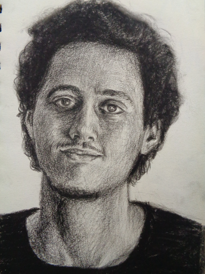 Retrato De Canserbero | Pencil On Paper By Luis Legato // Original Drawing, Latino American Art, Art From Peru
