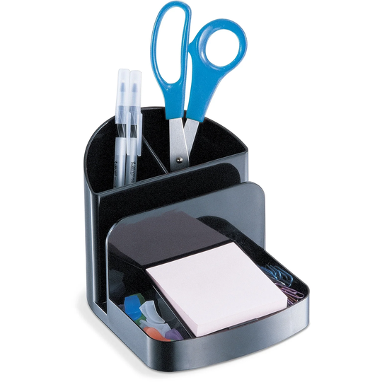 Officemate 5-Compartment Recycled Plastic Deluxe Desktop Organizer