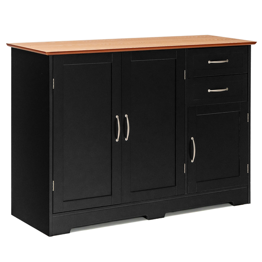Buffet Sideboard Kitchen Cupboard Storage Cabinet w/ 2 Drawers 3 Doors