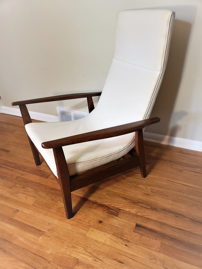 Mid Century Highback Danish Modern Lounge Chair
