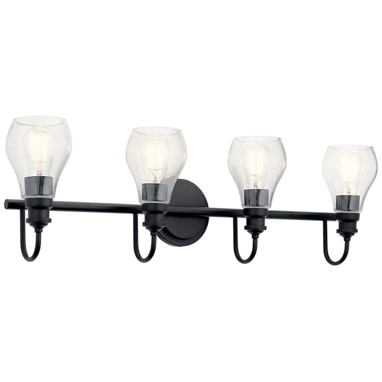 Kichler Lighting Greenbrier 4-Light Vanity Light Black