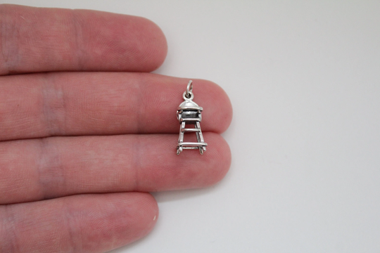 sterling Silver High Chair Charm, Pendant, Charm