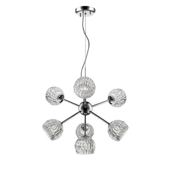 Avery Home Lighting Laurentian Chrome 7-light Pendant