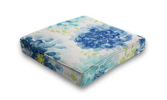 Outdoor Seat Pad - Patio Chair Pad, Dining Cushions Gardenia Seaglass