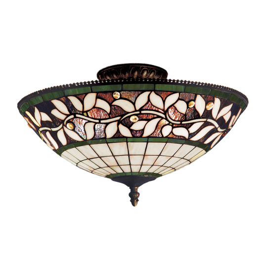 English Ivy 3-light Semi-flush