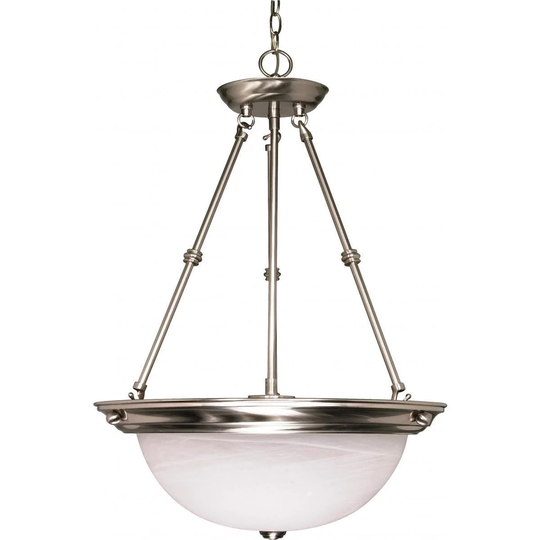 Nuvo Lighting 20-inch 3-light Pendant - Pewter - Width 20.00", Height 27.75" - Width 20.00", Height 27.75"