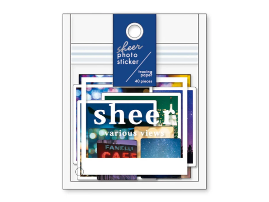 Mindwave | Sheer Photo Sticker Set - Night View