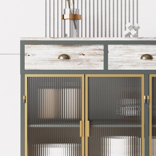 Glass Doors Sideboard