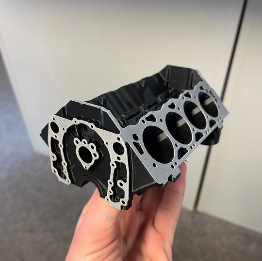 Big Block Chevy Pencil Holder & Desk Ornament - Model Chevrolet Engine Block- Car Guy Gift For Husband